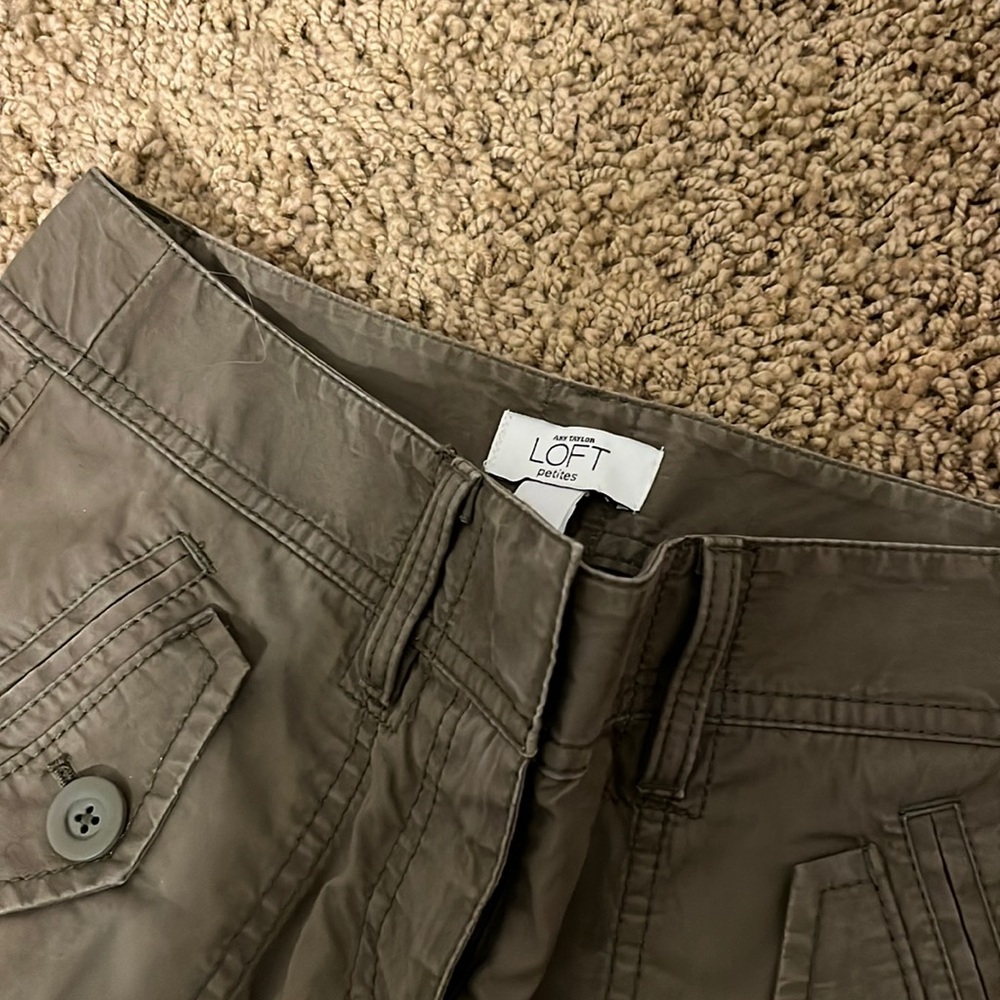 Worn once army green pants